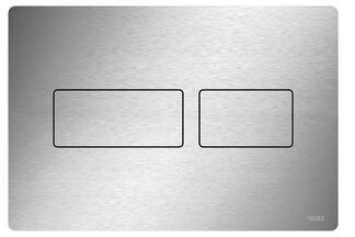 Betätigungsplatte TECEsolid in gebürstetem Edelstahl