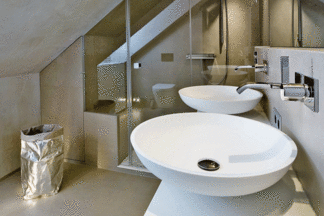 Kleines Badezimmer von Hansgrohe