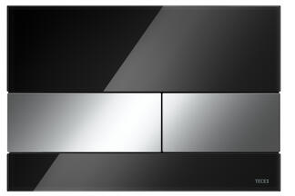TECEsquare Betätigungsplatte black & grey