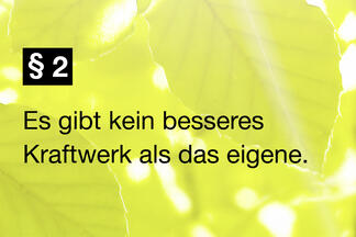 Unabhängigkeit | Wärme & Strom | Paragraf 2