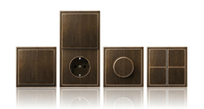 Jung_Schalter_LS-990_Messing