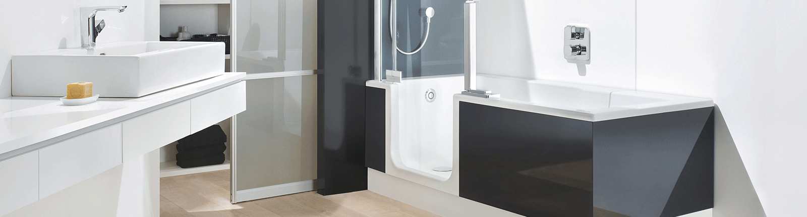 Twinline - barrierefreie Badewanne von Artweger